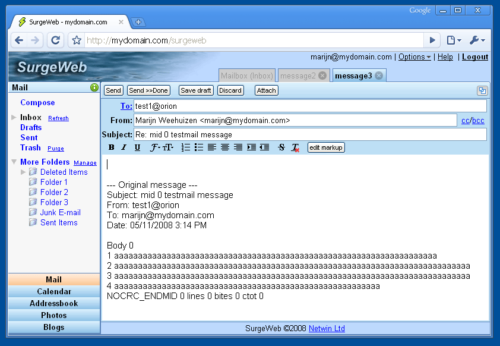 SurgeMail servidor email com webmail para 050 usuários - Image 8
