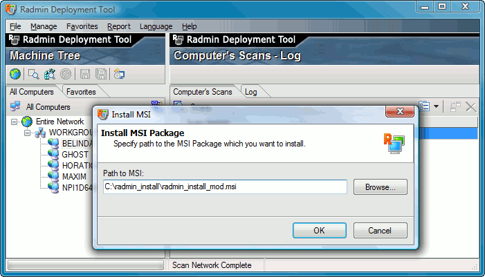 Radmin Deployment Tool